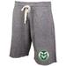 Men's Concepts Sport Gray Colorado State Rams Mainstream Terry Shorts