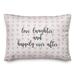 Ebern Designs The Lyell Collection Love Laughter & Happily Ever After Throw Pillow Polyester/Polyfill blend | 14 H x 20 W x 1.5 D in | Wayfair