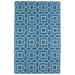 Blue 144 x 108 x 0.13 in Indoor Area Rug - Winston Porter Gillespie Geometric Area Rug Wool | 144 H x 108 W x 0.13 D in | Wayfair