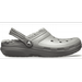 Crocs Slate Grey/Smoke Classic Lined Clog Shoes