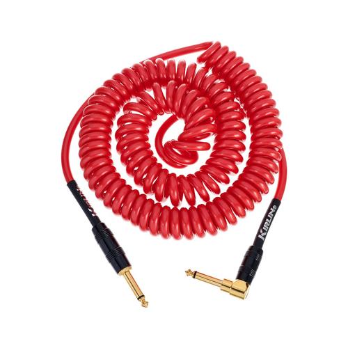 Kirlin Premium Coil Cable 6m Red