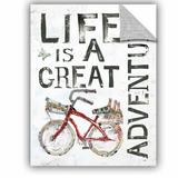 August Grove® Life is a Great Adventure Removable Wall Decal Vinyl in Black/Gray | 8 H x 10 W in | Wayfair 01EA72228CFA45F7A745E2A70AE93250