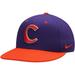 Men's Nike Purple Clemson Tigers Aerobill Performance True Fitted Hat