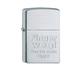 Zippo 60001327 Finger Weg Feuerzeug, Messing, Silber, One Size