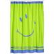 Smiley 002792 Duschvorhang - Have A Nice Day B x H: 180 cm x 200 cm, Micro Polyester grün (green)