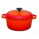 Commichef Provencale Professional Schmortopf, Gusseisen, rund, gusseisen, Orange, (3 L) UK