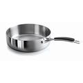 Lacor 53625 Sauteuse Tri-Metal 24 cm, Trimetal, Grey, 48 x 47 x 14 cm