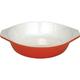 Winware orange Runde Gratin