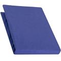 aqua-textil Pur Spannbettlaken royal blau 180x200 - 200x220 Boxspringbett Wasserbett Bettlaken Jersey Baumwolle 0010192