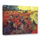 Art Wandbild Leinwandbild Red Vineyard at Arles von Vincent Van Gogh Gallery verpackt, 32 von 122 cm