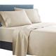 Clara Clark® Supreme 1500 Collection 4pc Bed Sheet Set Rey Talla Beige Creme