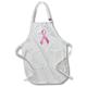 3dRose Pink Ribbon lackiert – Kunst-Brustkrebs Bewusstsein – Volle Länge Schürze, 22 von 30, weiß, mit Taschen (APR 42690 _ 1)