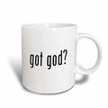 3dRose God-Magic, Kaffeebecher, Keramik, Mehrfarbig, 10.16 cm x 7,62 x-Uhr