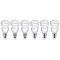 Philips Energiesparlampe Tornado 23 W ersetzt 103 W E27, 6er-Pack, tageslichtweiß 8727900926019