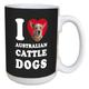 Tree Free Grußkarte lm44996 I Heart Australian Cattle Hunde Keramik Tasse mit Henkel/, 15-Ounce