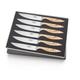 Berkel 45000620 Collection Essentium 6 Steakmesser, geschmiedet, Griff aus Olivenholz