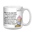 Tree-Free Greetings 'Aunty Acid Funny Extra großer Becher, 591 – Jumbo Kaffee Tasse, lustige Gag Geschenk für Weinliebhaber, Männer, Frauen, Fine Wine xm27821 -