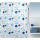 Spirella 10.16753 Vinyl-Duschvorhang Bollato Blue, 180 x 200 cm