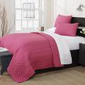 Lush Decor Avani 2 Quilt Set, Twin, Pink