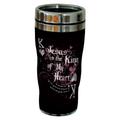 Tree-Free Greetings sg24277 King of My Heart: Epheser 3: 17 SIP 'n Go-Becher, Edelstahl, 473 ml