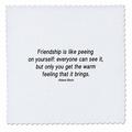 3dRose Friendship is Like Peeing auf Sich selbst, Quilt, Platz, 6 von 6 (QS 173285 _ 2)