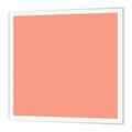 3dRose HT 159867 _ 3 Coral Orange Lachs Pink Peach Apricot Schlichtes One Single Farbe Eisen auf Wärmeübertragung, 10 von 25,4 cm für weiß Material