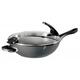 STONELINE® FUTURE Wok 32 cm, mit Siebglasdeckel, induktionsgeeignet