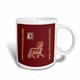 3dRose Angora, Rot mit Chinesischen Zeichen der, Tasse aus Keramik, 443 ml, Keramik, 15,2 x 12,7 cm 8.4499999999999993