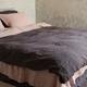 Charcoal Stone Washed Bed Linen Flat Sheet