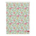 Lichtblick KRT.080.150.314 Rollo Klemmfix, Ohne Bohren, Blickdicht, Birds-Grün Pink 80 x 150 cm (B x L), Polyester