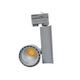 vision-el 78297 Spot LED auf Schiene mit Adapter 3 Benutzungen 40 W 4000 ° K, Aluminium/Glas, 40 W, grau, Ø 93, 8 mm