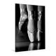 Calvendo Premium Textil-Leinwand 80 x 120 cm Hoch-Format Ballett SchwarzWeiss-Bilder | Wandbild, HD-Bild auf Keilrahmen, Fertigbild auf Hochwertigem Vlies. von Anette/Thomas Jäger Kunst Kunst