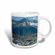 3dRose Schiffe am Pier in Alaska Seward Anti-gedeckelt Mountains-Mug, Keramik, Mehrfarbig, 12,7 cm x 11,43 x Stollen