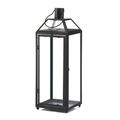 Gallery of Light Midtown Laterne, Metall, 19,1 x 19,1 x 54,6 cm, Schwarz