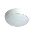 LUMiLiFE 15 W LED Bulkhead IP54 – weiße Oberfläche – Mikrowelle – Notfall