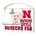 KH Sports Fan 25,4 x 20,3 cm Cornhuskers Clip It Verwitterte Baby Logo Collage Bilderrahmen, Nebraska, Standard