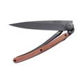 deejo Leichtgewichtsmesser Black 37g Rosewood Taschenmesser, Mehrfarbig, One Size