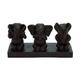 Deco 79 44781 Polystone Elefanten Home Decor Produkt, 30,5 cm W/15,2 cm H