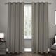 Exclusive Home Melrose-Verdunklungsvorhang, mit Ösen, 1 Paar, Polyester, Black Pearl, 52x96