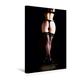 Calvendo Premium Textil-Leinwand 30 x 45 cm Hoch-Format Rückansicht | Wandbild, HD-Bild auf Keilrahmen, Fertigbild auf Hochwertigem Vlies, Leinwanddruck von Junge Frau in sexy Dessous Kunst Kunst