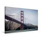 Calvendo Premium Textil-Leinwand 90 cm x 60 cm Quer, Golden Gate Bridge, CA | Wandbild, Bild auf Keilrahmen, Fertigbild auf Echter Leinwand, Leinwanddruck Orte Orte