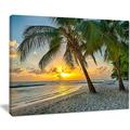 Design Art Beach in Karibik Insel von Barbados Modernen Seascape Leinwandbild, 50,8 x 30,5 cm