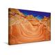 Calvendo Premium Textil-Leinwand 45 cm x 30 cm Quer, The Wave | Wandbild, Bild auf Keilrahmen, Fertigbild auf Echter Leinwand, Leinwanddruck: The Wave, Coyote Buttes North (AZ) Orte Orte