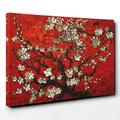 Canvas Print 20 x 14 Inch (50 x 35 cm) Vincent Van Gogh Almond Blossom Tree (2) - Canvas Wall Art Picture Ready to Hang