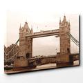 BIG Box Art Canvas Print 20 x 14 Inch (50 x 35 cm) London Tower Bridge - Canvas Wall Art Picture Ready to Hang