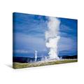 Calvendo Premium Textil-Leinwand 45 cm x 30 cm Quer Geysir Old Faithful, Yellowstone National Park | Wandbild, Bild auf Keilrahmen, Fertigbild auf Echter Park in Wyoming, USA Natur Natur