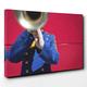 Big Box Art Canvas Print 20 x 14 Inch (50 x 35 cm) Turntable Record Vinyl - Canvas Wall Art Picture Ready to Hang