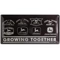 Nostalgic-Art 27023 John Deere - Growing Together, Blechschild 25x50 cm