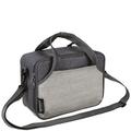 Laroom 14150 – Box 7 L mit Blasenfolie, 2 Zusatztaschen und Gurt Schultergurt, grau