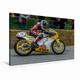 Calvendo Leinwand Yamaha YZR250 Baujahr 1986 90x60cm, Special-Edition Wandbild, Bild auf Keilrahmen, Fertigbild auf Hochwertigem Textil, Leinwanddruck, Kein Poster